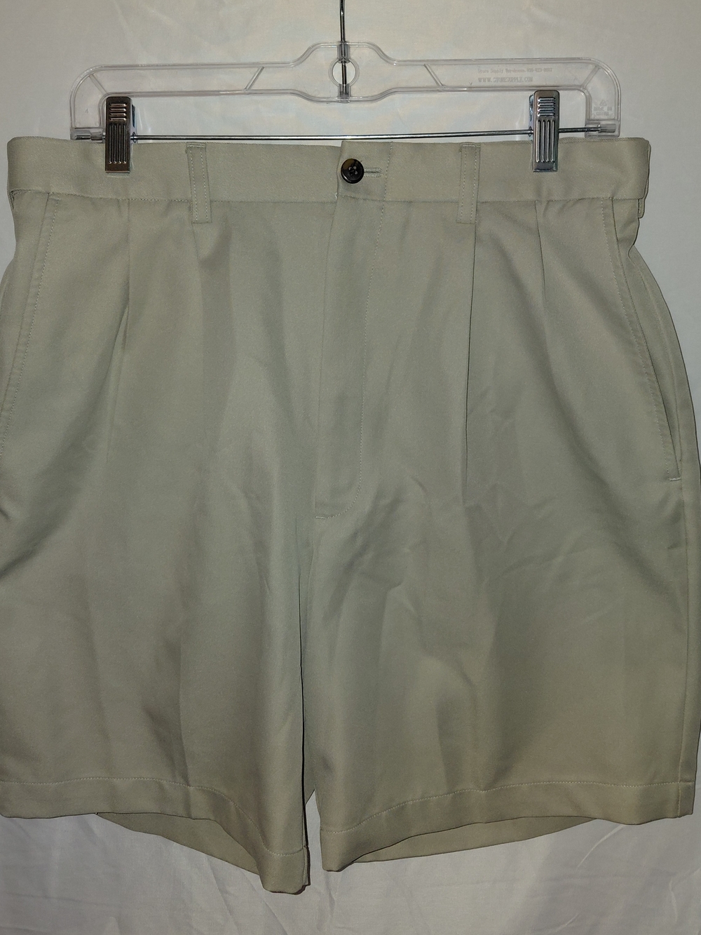 Quince Men's Flat Front Light Beige Shorts #2346